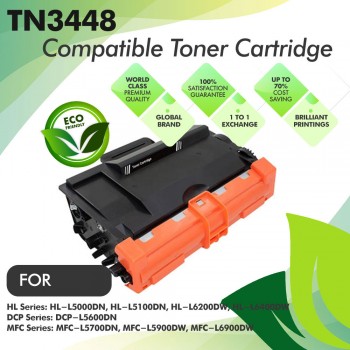 Brother TN3448 Black Compatible Toner Cartridge