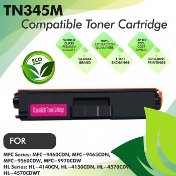 Brother TN345 Magenta Compatible Toner Cartridge