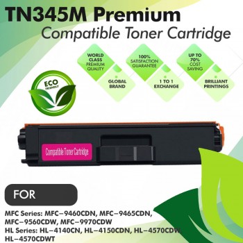 Brother TN345 Magenta Premium Compatible Toner Cartridge