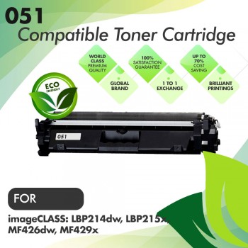 Canon Cartridge 051 Black Compatible Toner