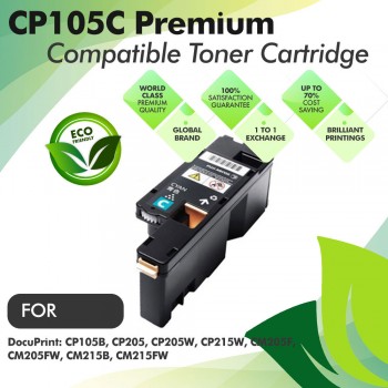 Fuji Xerox CP105 Cyan Premium Compatible Toner Cartridge