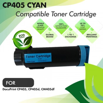 Fuji Xerox CP405 Cyan Compatible Toner Cartridge