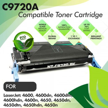 HP C9720A Black Compatible Toner Cartridge