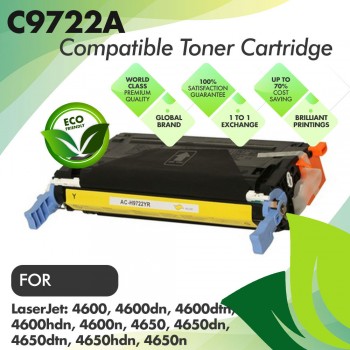 HP C9722A Yellow Compatible Toner Cartridge