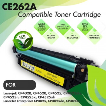 HP CE262A Yellow Premium Compatible Toner Cartridge
