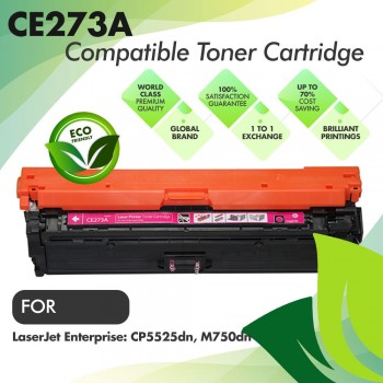HP CE273A Magenta Premium Compatible Toner Cartridge