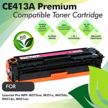 HP CE413A Magenta Premium Compatible Toner Cartridge