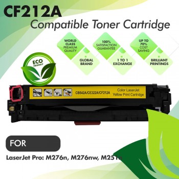 HP CF212A Yellow Premium Compatible Toner Cartridge