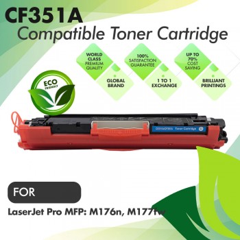 HP CF351A Cyan Compatible Toner Cartridge