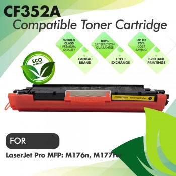 HP CF352A Yellow Compatible Toner Cartridge