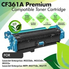 HP CF361A Cyan Premium Compatible Toner Cartridge