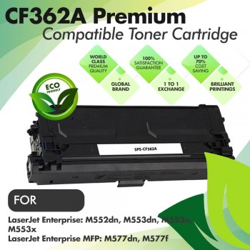 HP CF362A Yellow Premium Compatible Toner Cartridge
