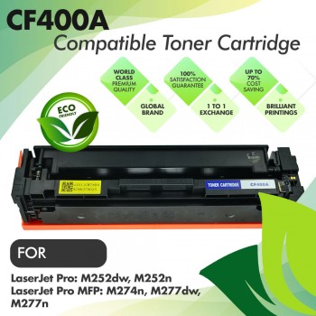 HP CF400A Black Premium Compatible Toner Cartridge