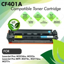 HP CF401A Cyan Premium Compatible Toner Cartridge