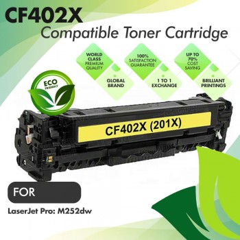 HP CF402X Yellow Compatible Toner Cartridge