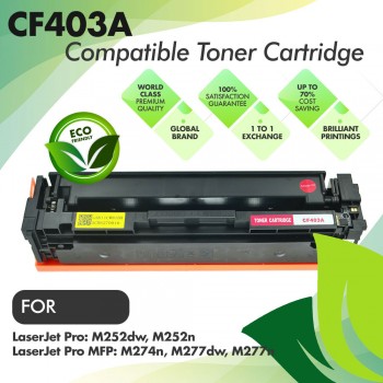 HP CF403A Magenta Compatible Toner Cartridge