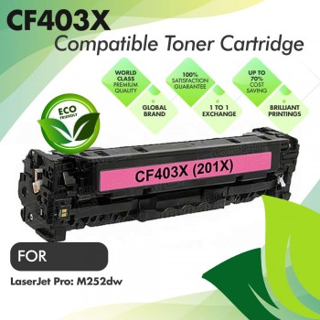 HP CF403X Magenta Compatible Toner Cartridge