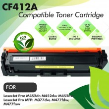 HP CF412A Yellow Compatible Toner Cartridge