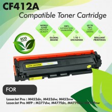 HP CF412A Yellow Premium Compatible Toner Cartridge
