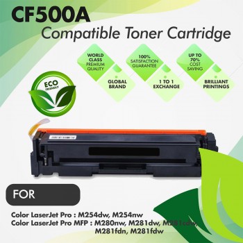 HP CF500A Black Compatible Toner Cartridge