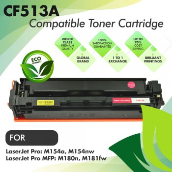 HP CF513A Magenta Compatible Toner Cartridge