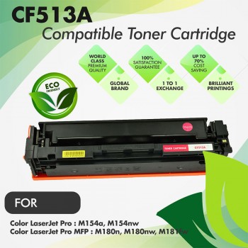 HP CF513A Magenta Premium Compatible Toner Cartridge