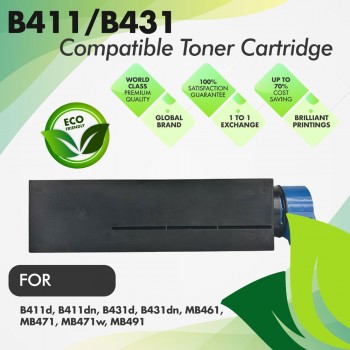 Oki B411/B431 Compatible Toner Cartridge