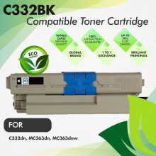 Oki C332 Black Premium Compatible Toner Cartridge