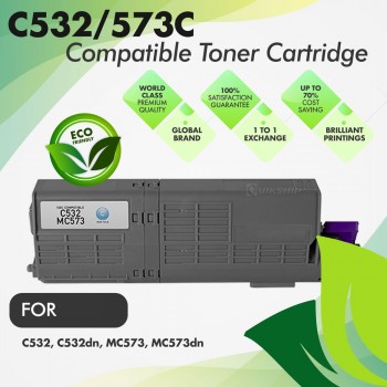Oki C532/573 Cyan Compatible Toner Cartridge