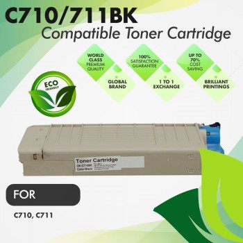 Oki C710/711 Black Premium Compatible Toner Cartridge