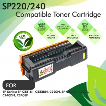 Ricoh SP220/240 Yellow Compatible Toner Cartridge
