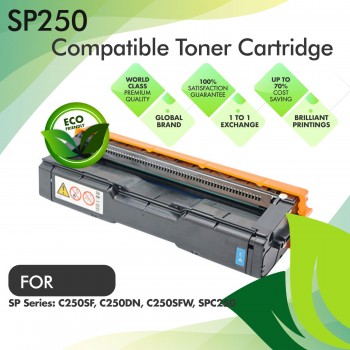 Ricoh SP250 Cyan Compatible Toner Cartridge