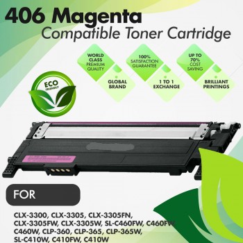 Samsung 406 Magenta Compatible Toner Cartridge