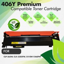 Samsung 406 Yellow Premium Compatible Toner Cartridge