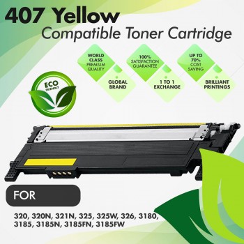 Samsung 407 Yellow Compatible Toner Cartridge