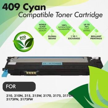 Samsung 409 Cyan Compatible Toner Cartridge