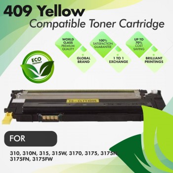 Samsung 409 Yellow Compatible Toner Cartridge